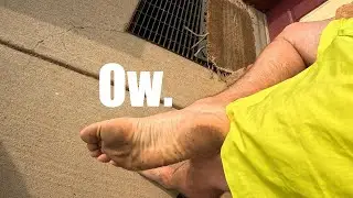 My First Barefoot Run