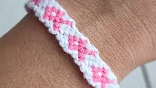 Tuto bracelet brésilien octobre rose