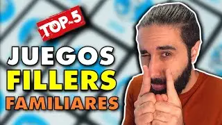 5 juegos de mesa FILLER FAMILIARES
