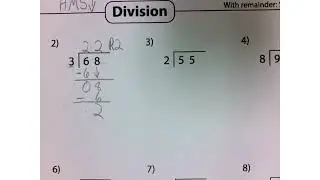 Long Division Day 1