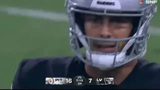 Jimmy Garoppolo Throws Interception to Patrick Peterson | Steelers vs Raiders