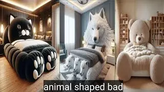 Animal shaped bads  | kids bedroom inspiration | animal themed bedroom | animal lovers | bad designs
