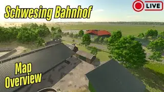 Harvesting oat and filling silage pit on the Schwesing Bahnhof map!! Farming Simulator 25