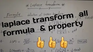 Laplace  transform formula. and properties. #BTechmath #gatemath.          #abstudy