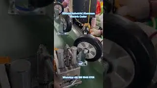 200mm Industrial Aluminum Electric Caster #castor #caster #casterwheel #ruedas #rodizio
