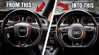 HOW TO UPGRADE THE STEERING WHEEL IN YOUR AUDI