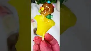 Mango Jelly Icecream Popsicle 🟢🥭 #icecream #shorts #shortsfeed #mango #vairal #chocolate #trending