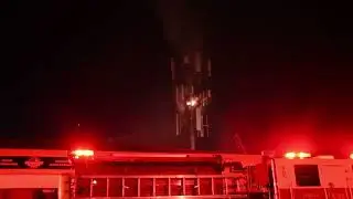 Commercial Structure / Cellphone tower fire in Citrus Heights.