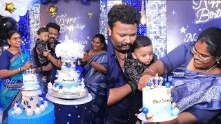 Indraja Shankar Son 😍1st Birthday Celebration Video🎉 | Robo Shankar Daughter Indraja | Natchathiran