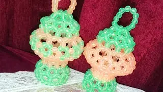 الجزء الثاني# من ورشة الفانوس# بالخرزالكريستال#مقاس10 
