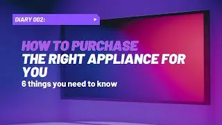 𝗛𝗼𝘄 𝘁𝗼 𝗣𝘂𝗿𝗰𝗵𝗮𝘀𝗲 𝘁𝗵𝗲 𝗥𝗶𝗴𝗵𝘁 𝗔𝗽𝗽𝗹𝗶𝗮𝗻𝗰𝗲 𝗳𝗼𝗿 𝗬𝗼𝘂 #appliancebuyingtips#johnniesadventurediary#002