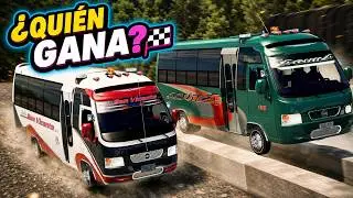 ¡CARRERA DE MINI BUSES COLOMBIANOS ! | American Truck Simulator