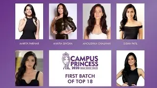 First batch of the Top 18 Finalists of Campus Princess 2020