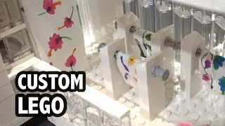 LEGO Textiles Museum with Interior Rooms | BrickCan 2019