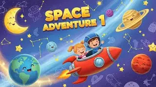 🚀🌌 Space Adventure 1 | Fun Kids Song About Space & Planets | Happy Tale & Tune