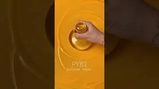 Eco-friendly watercolor paint #diypaint #art #handmadepainting #yellow #sunflower #asmrsounds