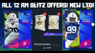 ALL 12AM BLITZ OFFERS! BRAND NEW LTD DEFOREST BUCKNER! | MADDEN 21 ULTIMATE TEAM |