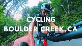 Cycling in Boulder Creek, CA (360&deg; view)
