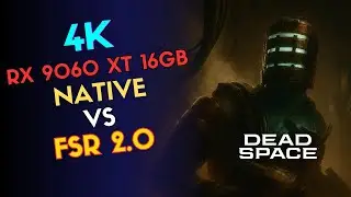 RX 9060 XT 16GB | Dead Space Remake 4K Benchmark | Ryzen 9 5900X (FSR 2 Comparison)