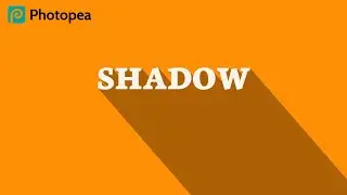 Shadow Text Effect in Photopea