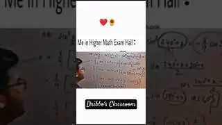 Me in Higher Math exam Hall. #acs  #motivation #Math #study #examtaker #examchallenge