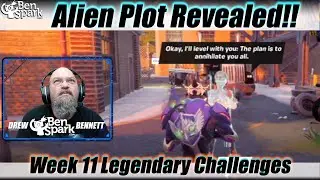 Fortnite Week 11 Legendary Challenges - Alien Plan Revealed - Season 7 - Invasion