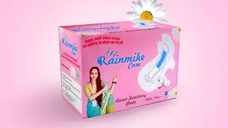 Rainmike care sanitary pads#ultra thin#high observancy#smell free#rash free#hat technology top sheet