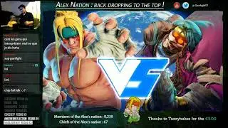 Lounge Battle Gunfight (Alex) VS GAMEtoHITO (Dhalsim)