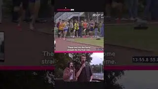 16 year old runs 14 minute 5k, LAST LAP!! #running #commentating