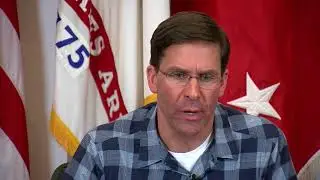 SECRETARY OF THE ARMY MARK ESPER INTERVIEW AT FORT BLISS