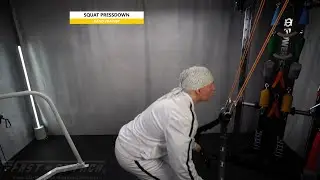 Band | Squat Pressdown | Long Bar | Fast-Attach All In 1 Fitness Strap
