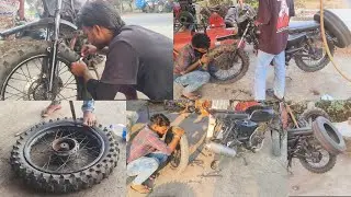 Rocky Ko Finally Tyre Bitha Diya l क्या खतरनाक बड़ी मुश्किल से टायर बिठाई Mechanic Ghabra Gaya Tha 