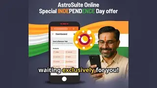 Independence Day Special Astrosuite Online Software - Upgrade Now