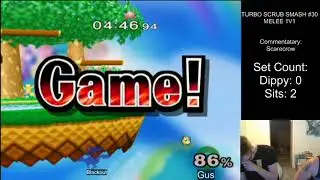 Turbo Scrub 30 - Gus VS Blackout - Melee Grand Finals