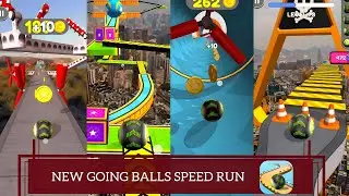 Reaching level 73 in going balls game | Speed Run #goingballs