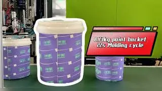 IML paint bucket mold production testing