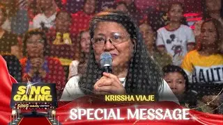 Sing Galing Sing-lebrity Edition (Feb 1) | Mensahe ng Bidaficiary ni Krissha Viaje