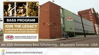 USA - Musicians Institute, MI 35th Anniversary Bass Scholarship [140829]