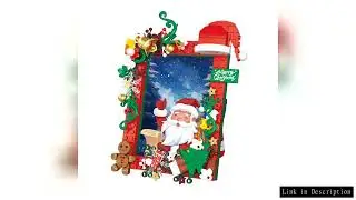 MOC Creativity Winter Village Christmas Santa Claus Model Building Blocks Bricks Kids Toys Christmas