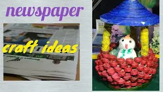 DIY home decor/Bird house from newspaper/Best out of waste