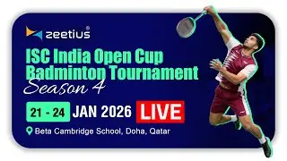 SF & FINALS - Court 3 - ISC INDIA OPEN CUP BADMINTON TOURNAMENT SEASON 4