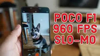 Pocophone F1 &mdash; замедленная съемка видео со скоростью 960 кадров в секунду