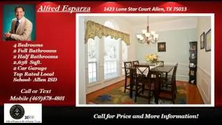 4 Bedroom  2.2 Bathroom homes in the Allen ISD nicely updated open & spacious floorplan wi