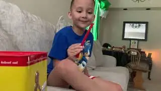 Doing pranks on people with the curious George box