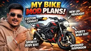 Custom Exhaust, LED Lights & More | Bike Mod Plan#dehradun#dailyvlog#tearlessparas#vlog#viral#uk07 