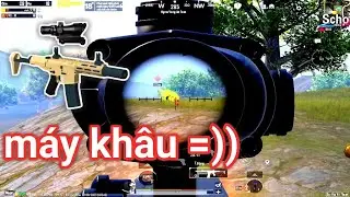 PUBG Mobile - Thử Sấy Honey Badger Với Scope 4 | Máy Khâu Đúng Nghĩa Đen :))