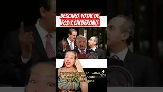 Ahora si se pasaron Fox y Calder&oacute;n !! Que opinas de esto ?? #amlo #noticias #noticiasamlo #inf&oacute;rmate