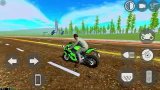 MICHAEL DRIVE THE ZX10R IN INDIAN BIKE RIDER 3D GAME 🔥 ULTIMATE SPEED ON TOP