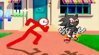 TEAM FLEETWAY SONIC NITRO OP  &  KJ  BATTLES WITH MUGENS IN SURVIVAL MODE