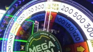 Mega Spin Arcade Game Big Winner (At Round1 in Taunton, MA)